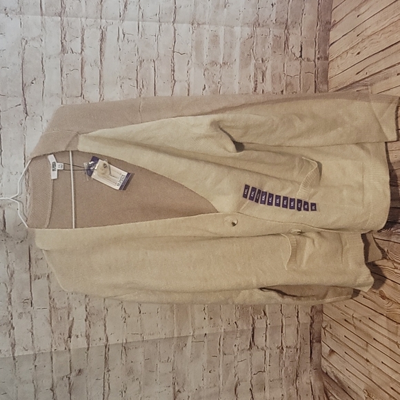 Two Tone Cardigan Sweater Two Tone Cardigan Sweater